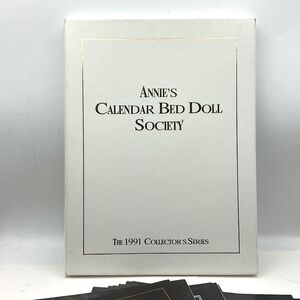 Annie's calendar bed doll society 1991